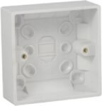 Single Switched 13Amp Wall Socket With Back Box