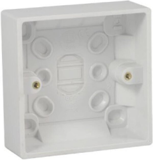 Single Switched 13Amp Wall Socket With Back Box