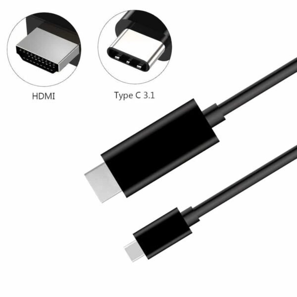 Type C to HDMI hDTV Connector Cable