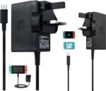 Mr.Gadget Solutions Compatible AC Adapter Charger For Nintendo Switch & Lite, Compatible With Nintendo Switch - Fast Travel Wall Charger USB C 15V/2.6A Power Supply, Supports TV Mode and Dock Station