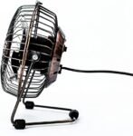 4 Inch Portable USB Mini Fan, Antique Metal