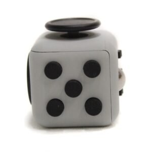 fun fidget cube adult stress relief-White/Black