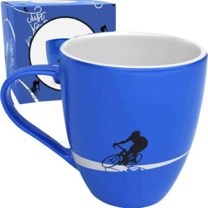 Love Mug Bike Mug - Coffee Mugs for Cyclists or Bike Lovers, Bike Coffee Mug, Cycle Mug, Cyclist Coffee Mug, Cyclists Mugs for Men, Bike Coffee Cup or Bike Gifts for Men, and Coffee Cup for Cyclists