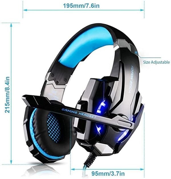 Mr. Gadget Solution® New Kotion Each Pro Gaming Headset for Nintendo Switch,PS4,Xbox One