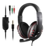 Gaming Headset for PS4 Xbox One 3.5mm Wired Over-head Stereo Gaming Headset Headphone with Mic Microphone, Volume Control for SONY PS4 XBOX One Nintendo Switch PC Tablet