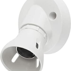 Lamp Fitting Bayonet Batten White Ceiling Lampholder, BC, B22 Light Bulb Socket