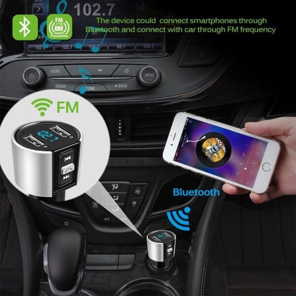 Bluetooth Car Kit Wireless FM transmitter C26