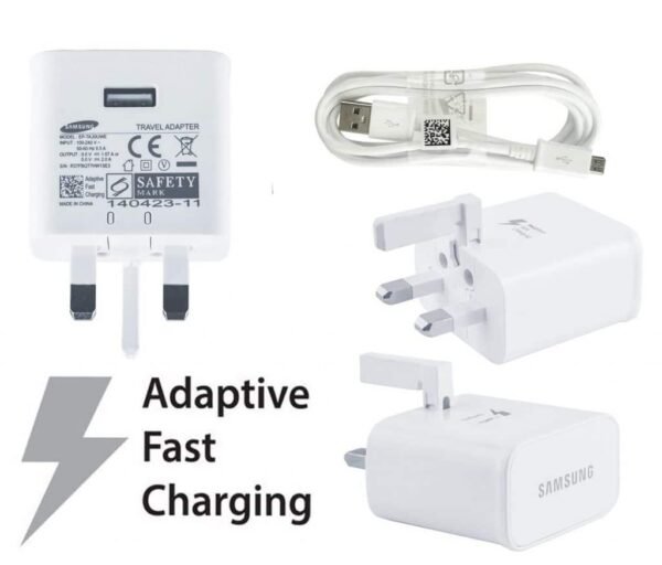 Samsung Fast Charge 2.0 Adaptive Travel Adapter.
