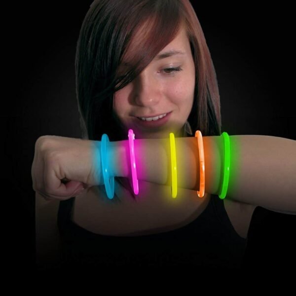 Glow Sticks Bracelets Necklaces for Party Favors