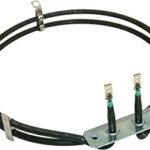 Whirlpool New Genuine WHIRLPOOL 2 TURN FAN OVEN COOKER ELEMENT 2000W FOR APD APS APV AKP AKZ BSO LPR GZP AND TRA MODELS 481225998405 481925928823 481225938177