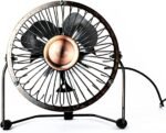 4 Inch Portable USB Mini Fan, Antique Metal