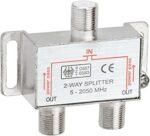 TV Coax to 2x F-Connector Splitter