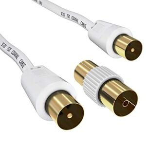 TV Cable with Female Coupler 1 Meter