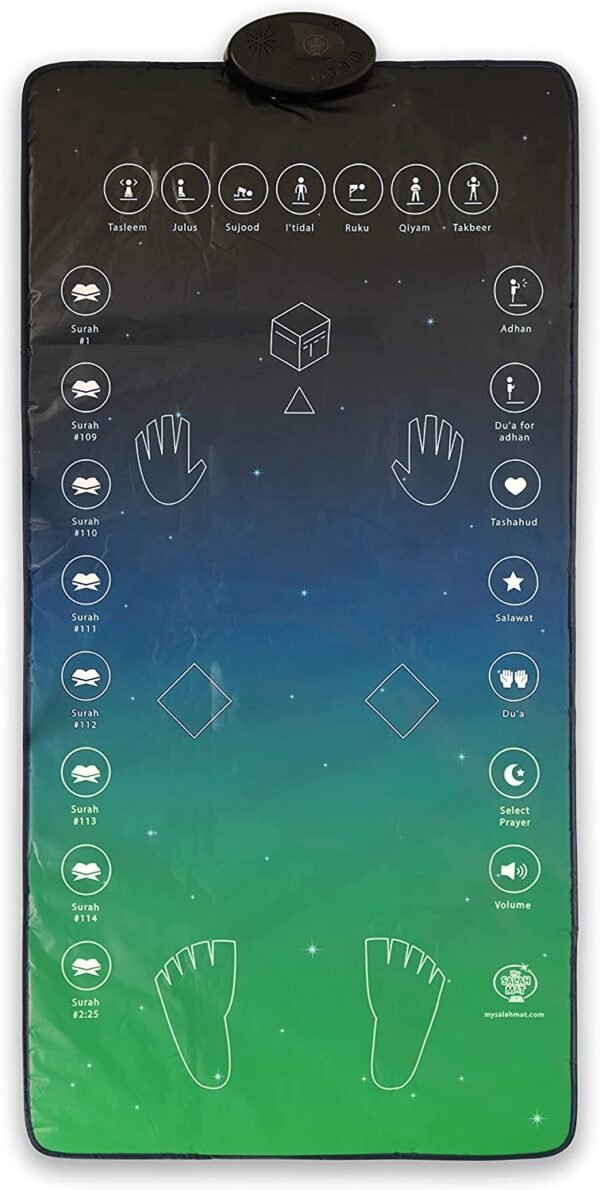 My Salah Mat - Adult & Revert Muslim Educational Interactive Prayer Mat