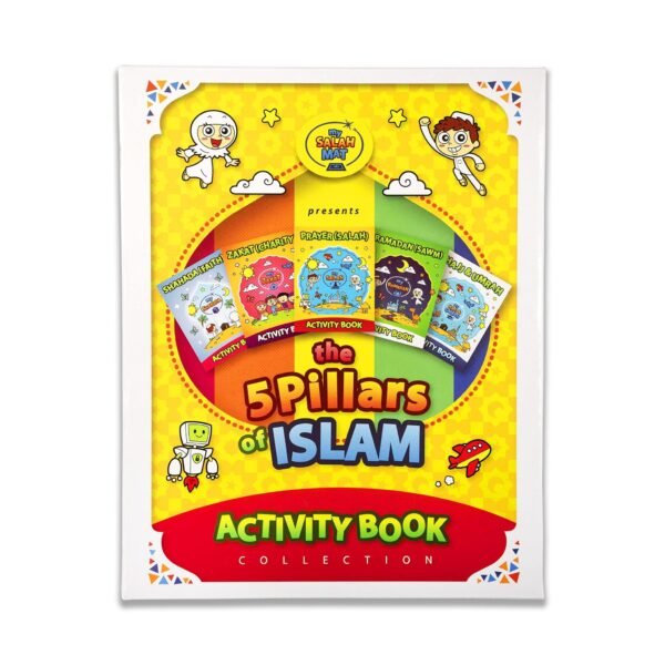5 Pillars Activity Booklet Collection | 5 Islamic Activity Booklets for Kids [Staple Bound] My Salah Mat LTD