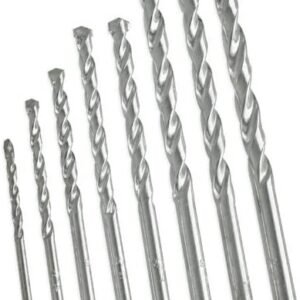 8pc Masonry Drill Bit Set