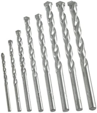 8pc Masonry Drill Bit Set