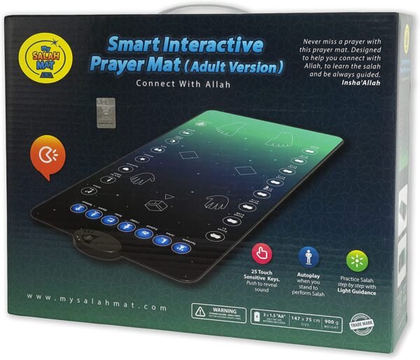 My Salah Mat - Adult & Revert Muslim Educational Interactive Prayer Mat