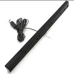 BLACK SENSOR BAR FOR NINTENDO WII - WIRED