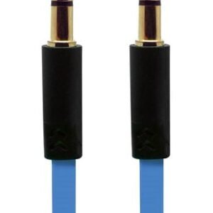 3.5mm to 3.5mm flat cables -1.5m -blue