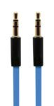 3.5mm to 3.5mm flat cables -1.5m -blue