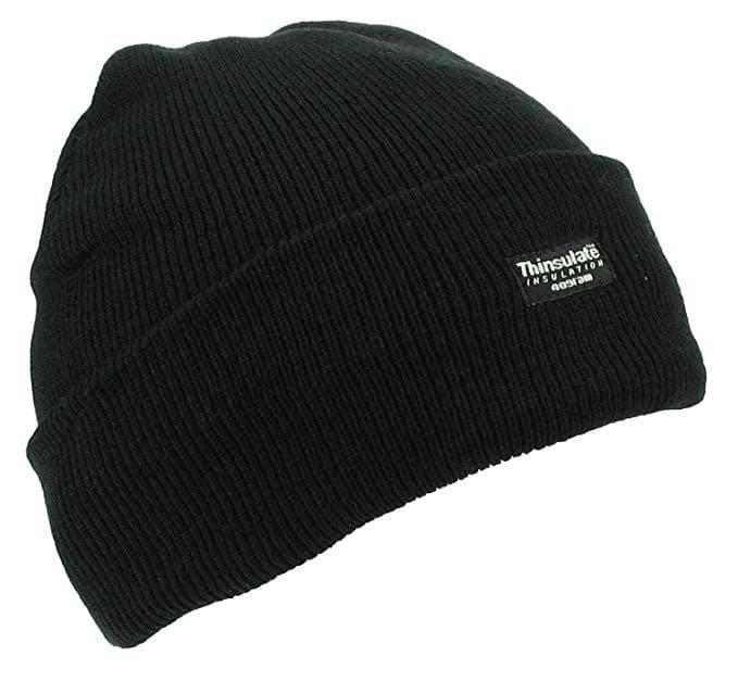 Men’s Black Heat Thermal Insulated Hat – Mr Gadget Solutions