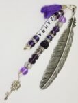 Bead Bookmark/Personalized Handmade Feather