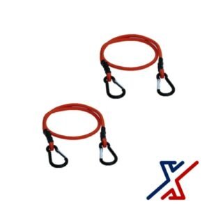 Bungee Cords Red with Clips