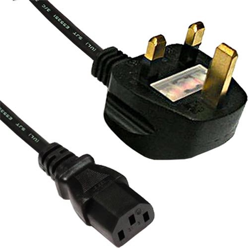 C13 Cable 0.5M Black