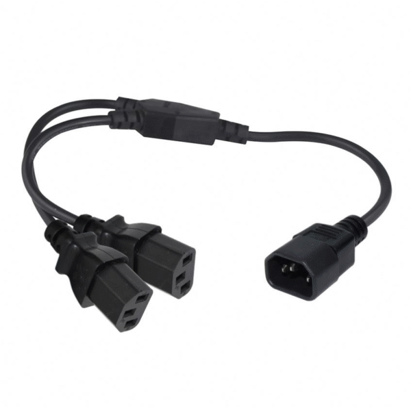 C14 to C13 Splitter  - 2 Way