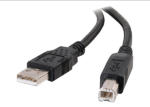 USB A to B 3m Printer Cable black
