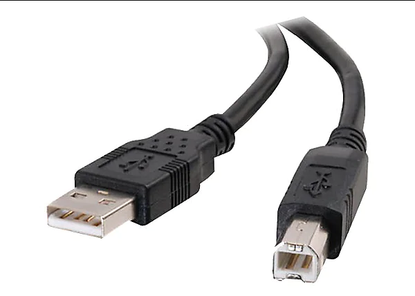 USB A to B 3m Printer Cable black