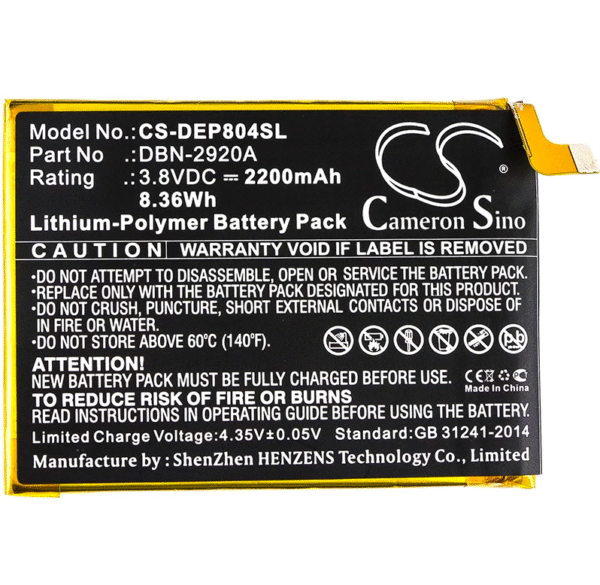 Battery for Doro 8040/8042 Cameron Sino 2200mAh