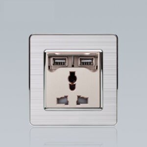 ELA1153 - 2 Ports 3 Pin and 2 USB