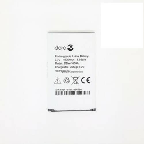 Genuine Doro DBW-1600A Battery For DORO 780X, 730X - 1600mAh