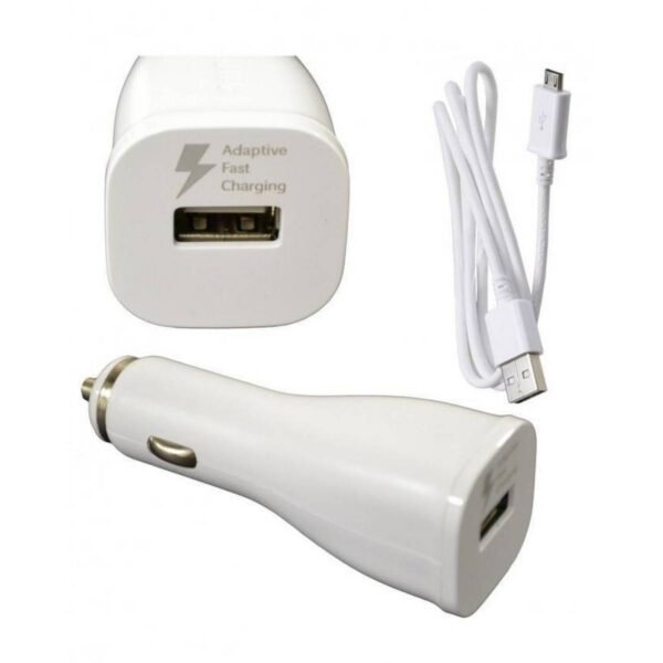 Genuine Samsung USB Fast Car Charger White