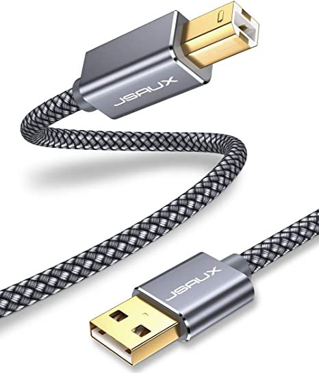 Grey Printer Cable in 2 Meter