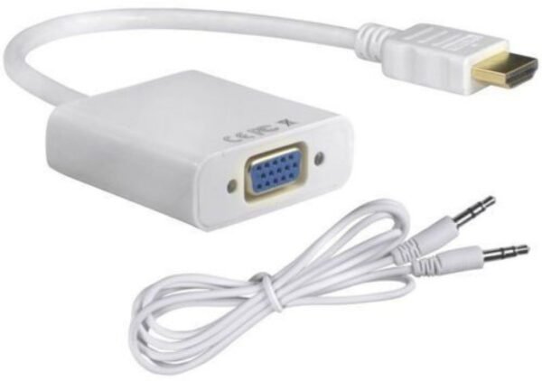 HDMI to VGA with Aux cable