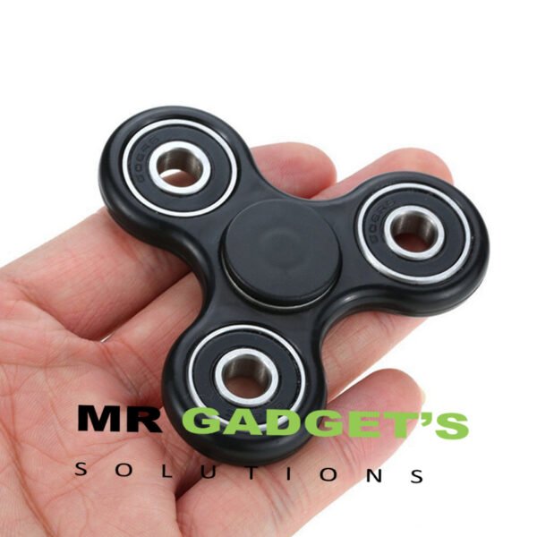 Fidget Hand SpinnerToy forAnxiety - Black