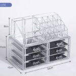 Cosmetic storage box with 6 drawer