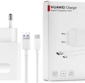 Original Huawei HW-100400E00 Super Fast Charger With USB C Cable