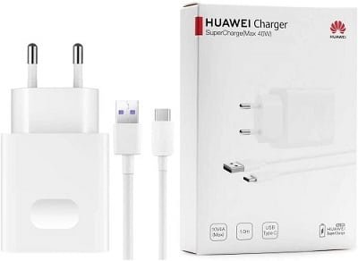 Original Huawei HW-100400E00 Super Fast Charger With USB C Cable