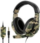 Pro Gaming Headset Headphones Overear Earphones Compatible With PS4, PS5, XBox One, Xbox One S/X, Nintendo Switch / PSP - Camouflage