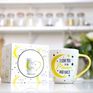 Love Mug I Love You Mug - Best I Love You Coffee Mug, Valentines Gifts for Her Romantic Mug. I Love You Gifts for Her, I Love You Tea Mug. Romantic Coffee Mug, I Love You to The Moon and Back Mug