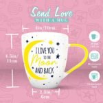Love Mug I Love You Mug - Best I Love You Coffee Mug, Valentines Gifts for Her Romantic Mug. I Love You Gifts for Her, I Love You Tea Mug. Romantic Coffee Mug, I Love You to The Moon and Back Mug