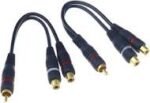 Male Phono to Female Splitters 3RY