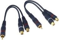 Male Phono to Female Splitters 3RY