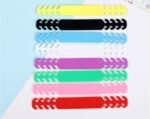 Mask Clips Blk, Pink White