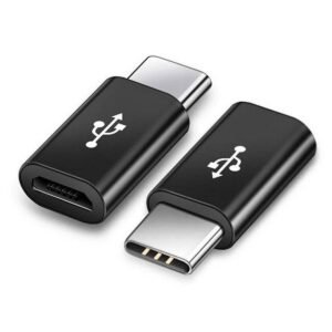 Micro to Type C Connector Black