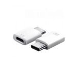 Micro to Type C Connector White